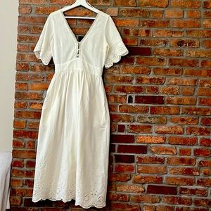 Beautiful, vintage look, all cotton dress